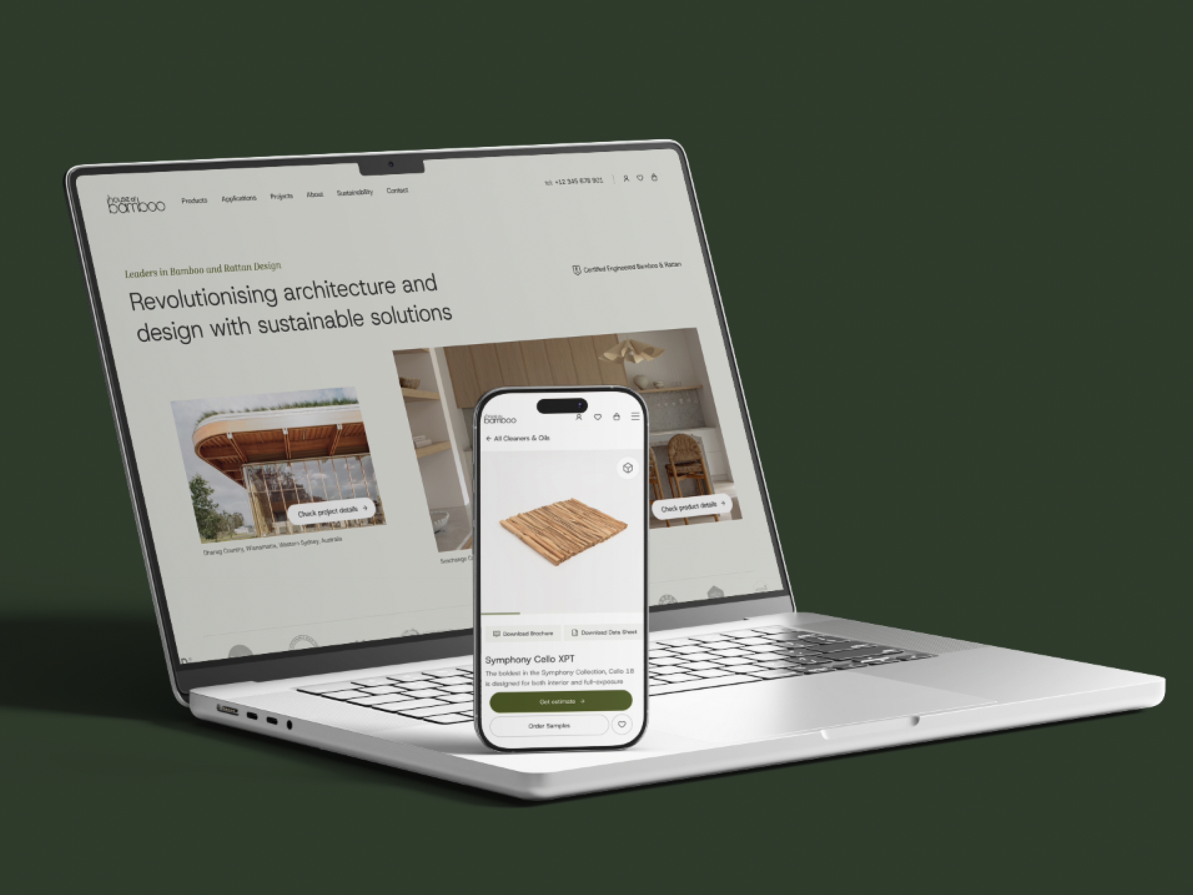 House of Bamboo Brand Reveal Animation — Digital Identity animation brand identity branding branding reveal digital ecommerce logo shop web webstie