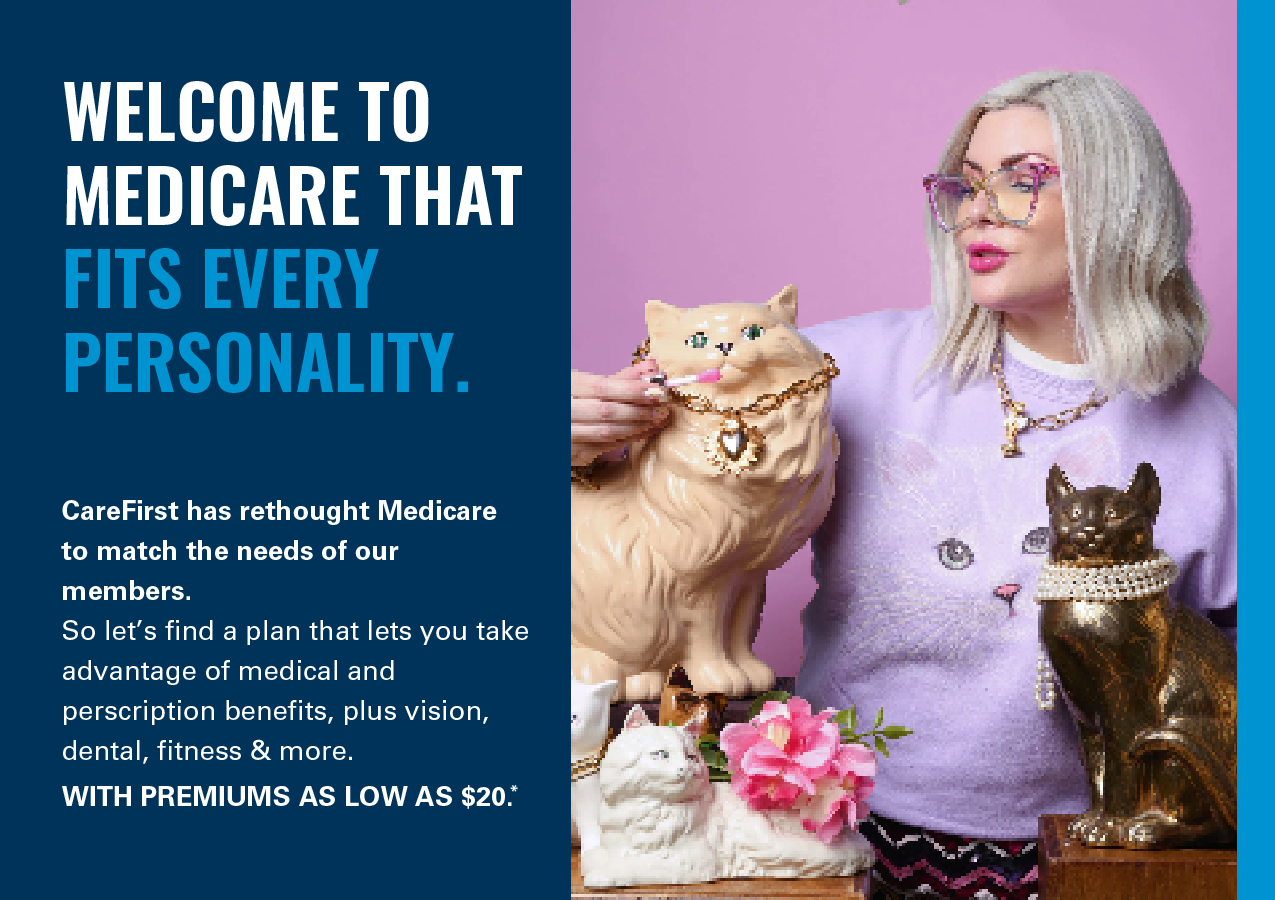 CareFirst Medicare Advantage awareness campaign concept creative strategy digital marketing direct mail graphic design integrated ooh out of home