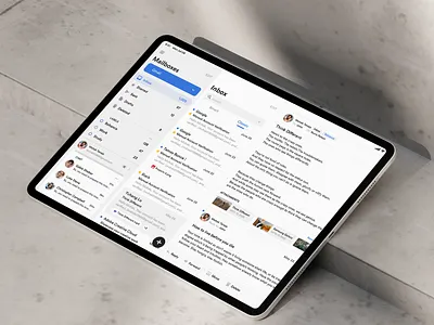 Email Dashboard Design cleandesign dashboard design system dropdown featureready input mail mailbox notification ui ux