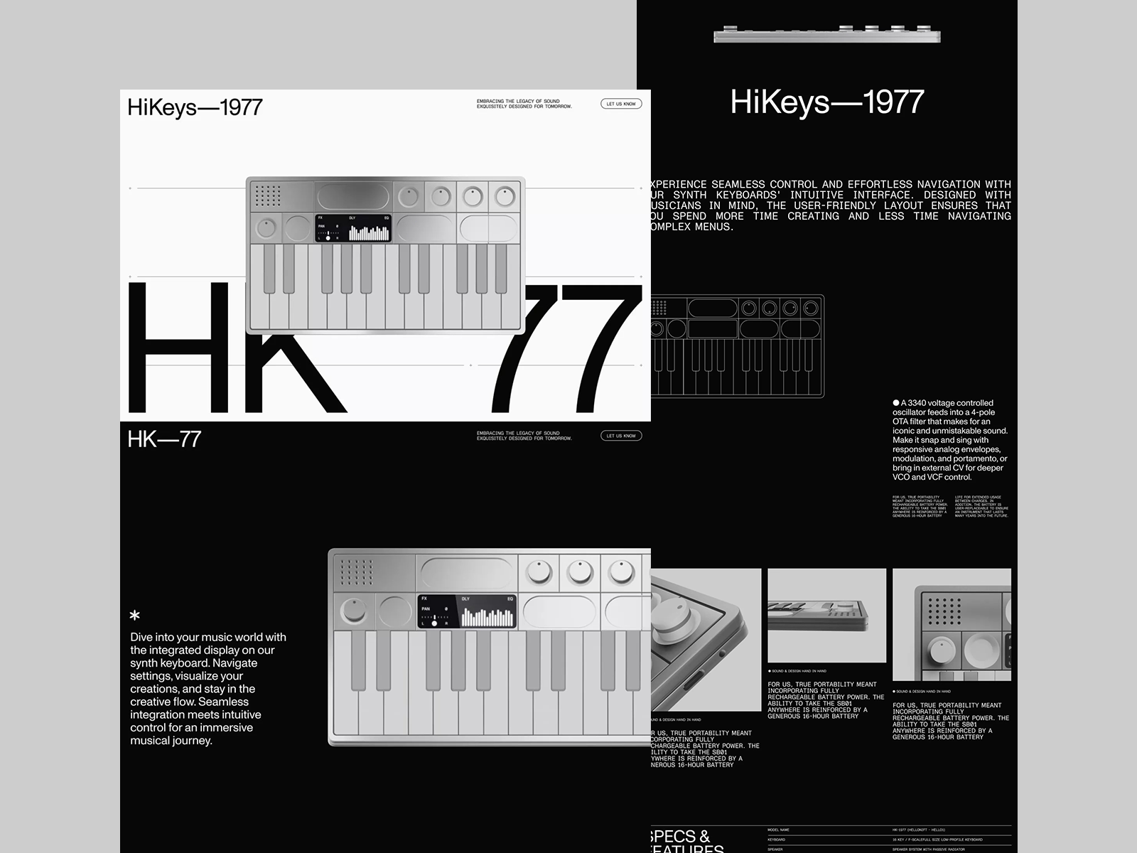 Music Instruments E-commerce Landing Page