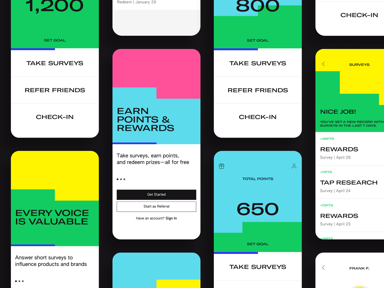 Online Survey App Design