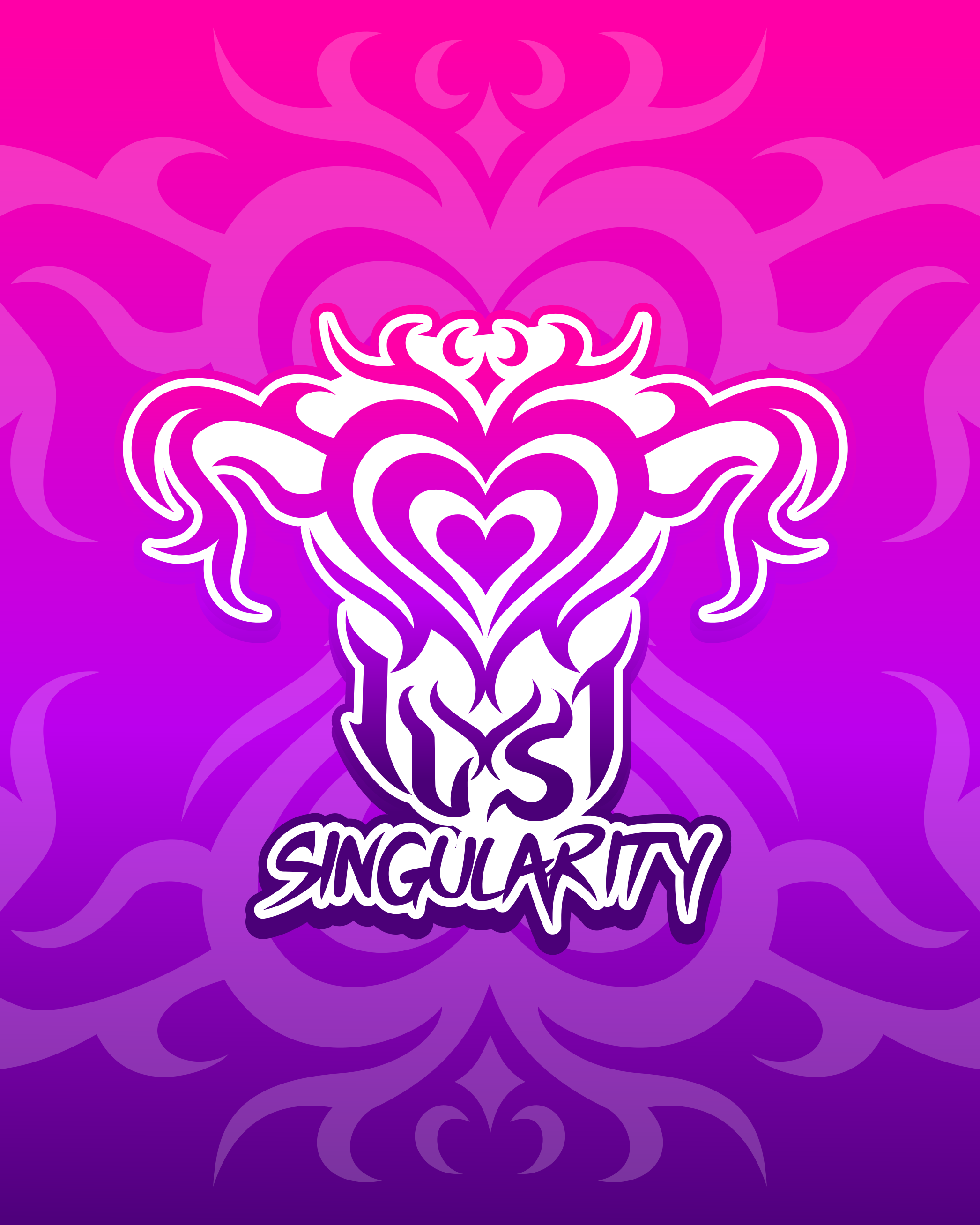 Logo Design for Lust Singularity abstract anime brand identity branding commission design digital art freelance work game studio gaming graphic design graphic designer logo logo design logo design branding logo designer vector vector art