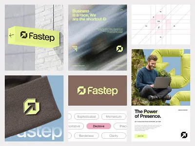 Fastep™ - Business Consulting Branding Design brand book brand guidelines brand style guide branding business consultancy consultant consultation consulting branding creative logo design direction full branding kit growth icon logo logotype modern logo progress visual identity design