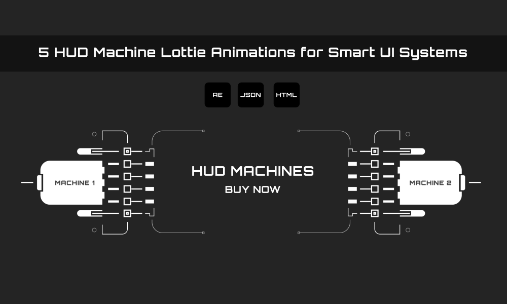 Future Interface HUD Machine Animations for Smart UI ai ui animation app animation dashboard animation ui data visualization animation frontend animation futuristic ui animation hud animation hud lottie animation lottie animation lottie files animation machine ui animation motion design ui next js animation radar animation ui react lottie animation sci fi ui animation target animation ui tracking animation ui ui animation web animation