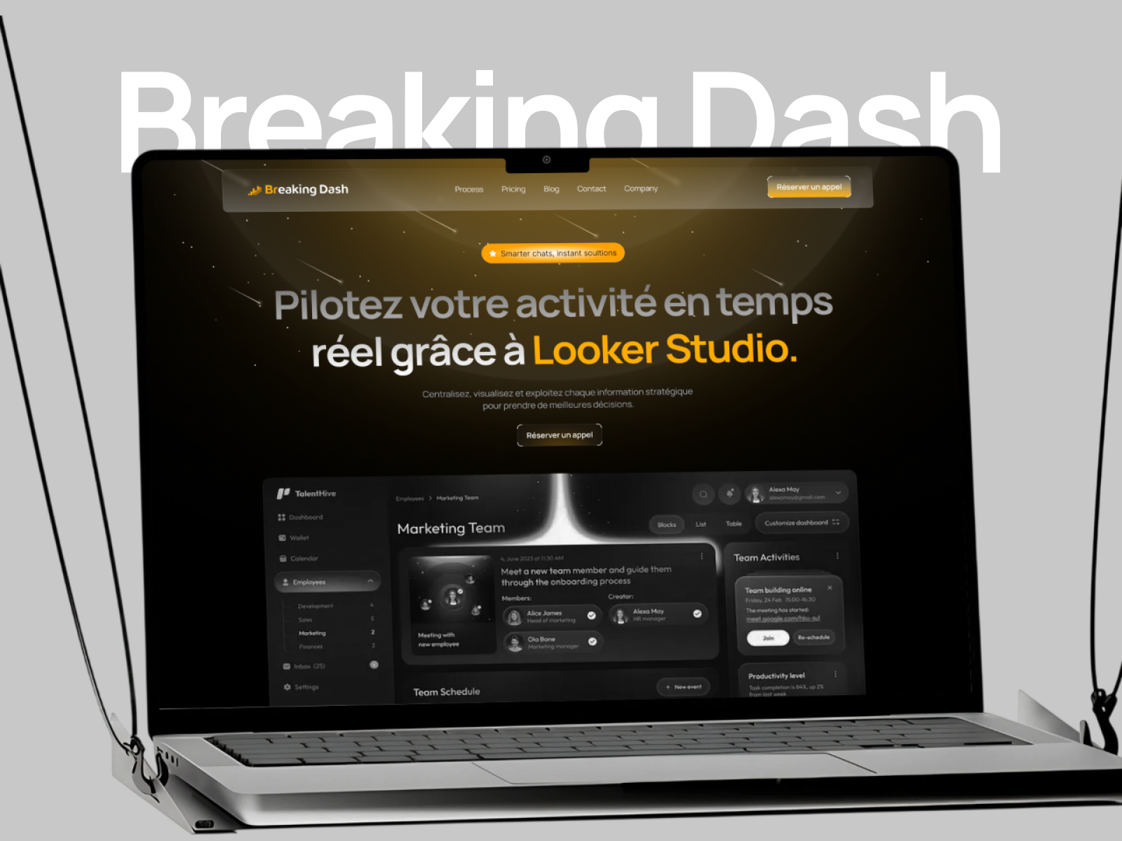 Example of 📊 Breaking Dash — powerful business intelligence platform