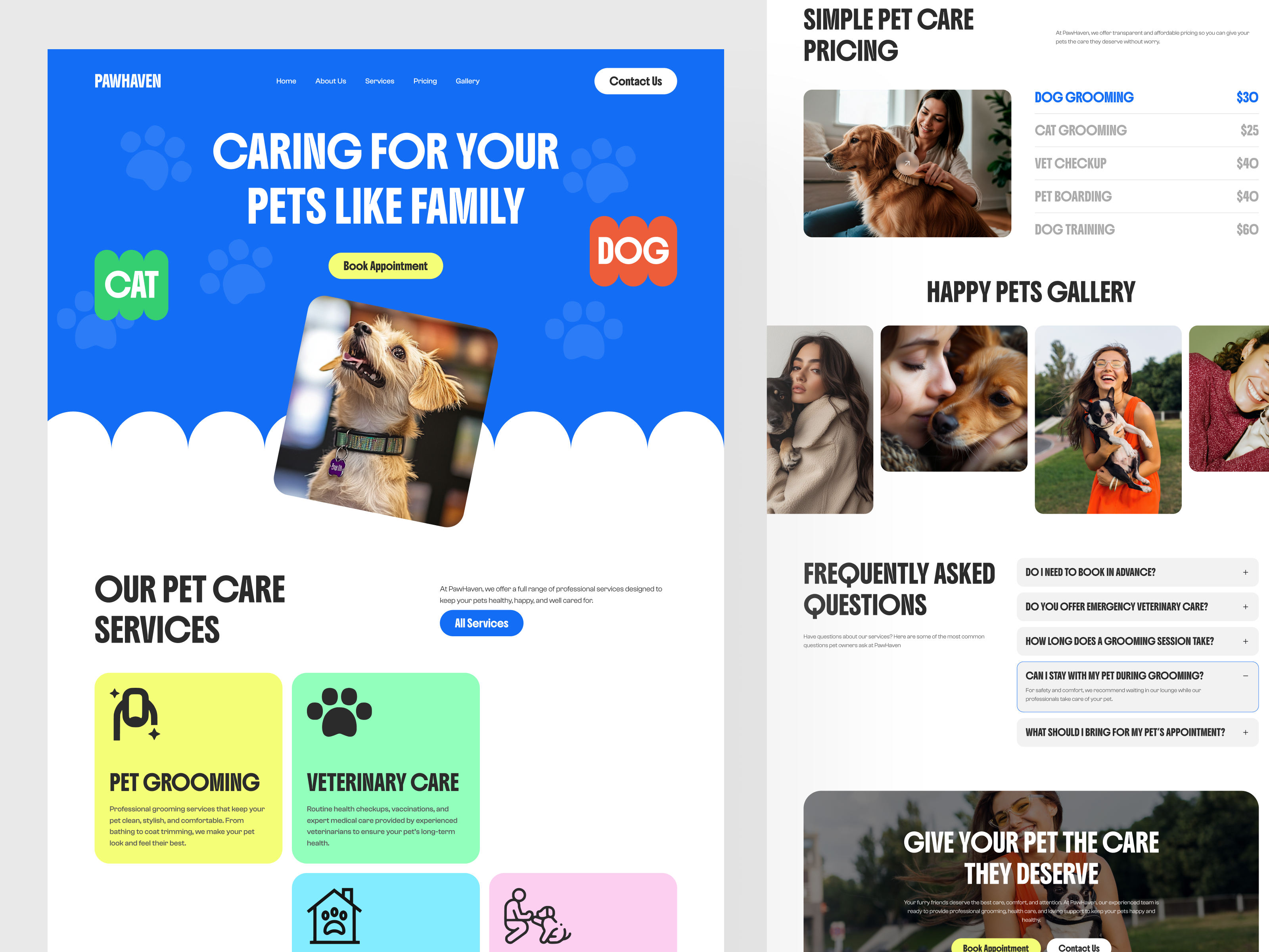 Pet Care Website UI animalcare animalclinic dog lovers homepage landing page landingpage design pet adoption pet care pet grooming pet service pet shop petwellness veterinary veterinary platform website design webui