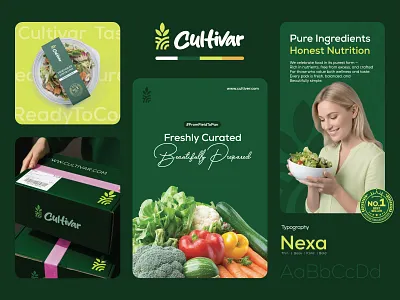 Cultivar - Brand identity ads design box design brand design brand identity brand sign brand strategy branding creative direction creative logo design food packaging full branding design graphic design identity branding label design logo logo branding outer box design packaging packaging design social ads