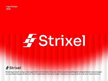 Unused Geometric Tech Logo - Strixel