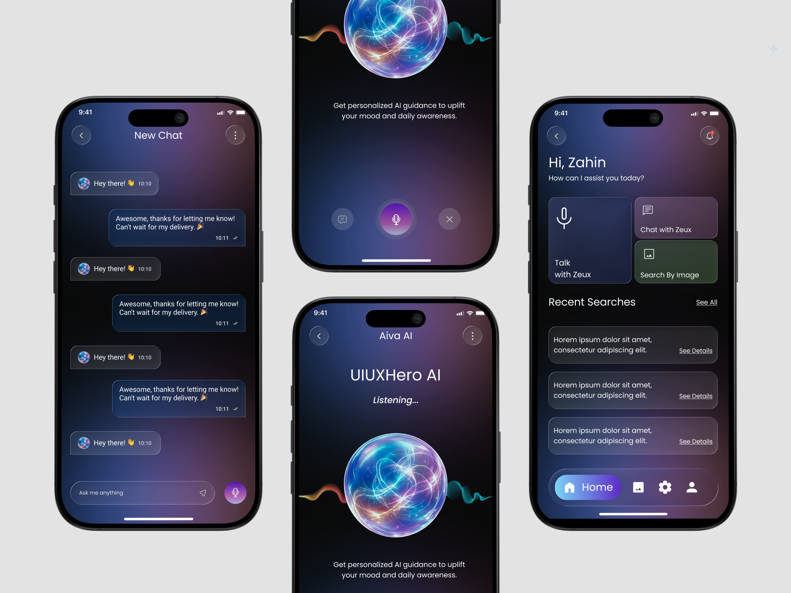 Example of Mobile App Design 