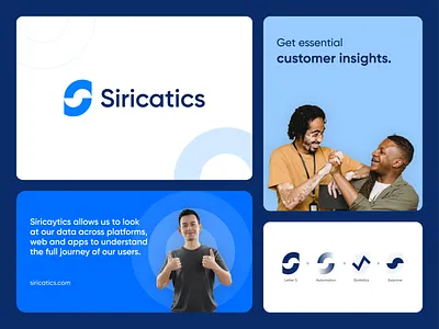 Siricatics - Logo Design analytics logo brand identity branding data analytics logo designxpart logo logo design s letter logo s logo startups logo