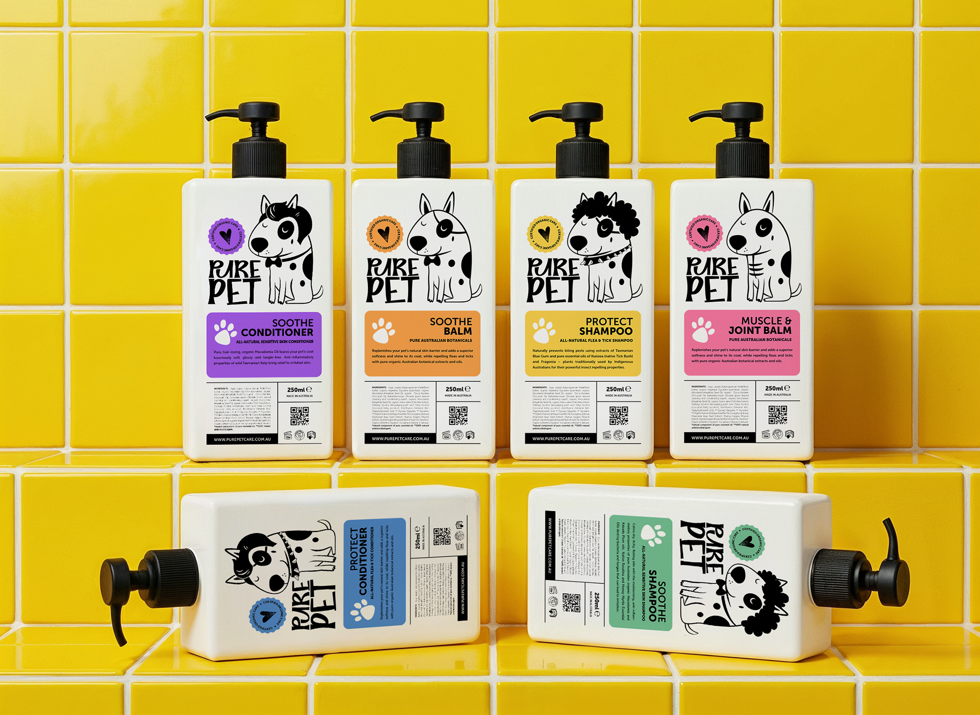 Pure Pet - Dog Care Packaging Design
