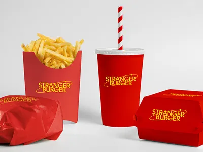 Stranger Burger branding design designer graphic graphic design graphicdesigner logo