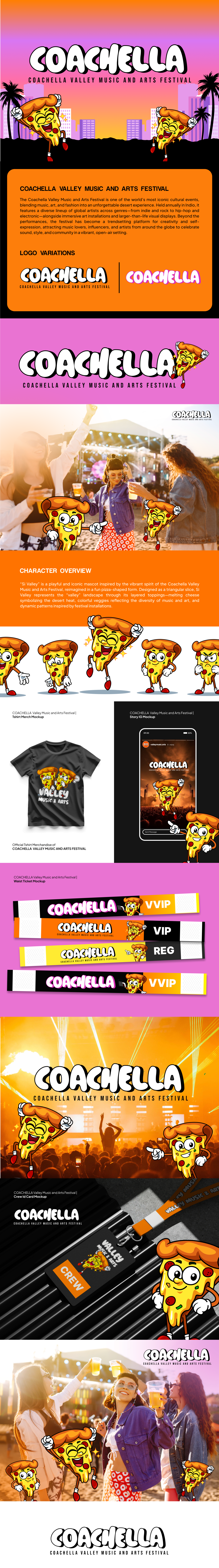 Coachella branddesign brandidentity branding coachella digitalillustration festival illustration logo mascot mascotdesign poster