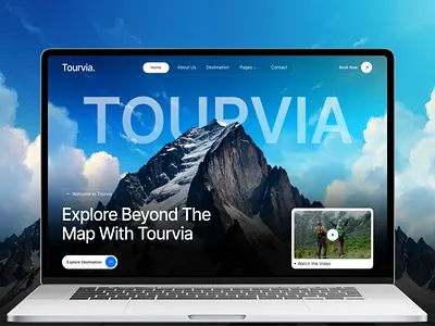 Tourvia — Travel Agency Framer Website Template adventure website booking website creative agency figma to framer framer designer framer template framer website landing page design modern web design site design tour agency tourism website travel agency website travel website ui design ux design web design web ui website inspiration website template