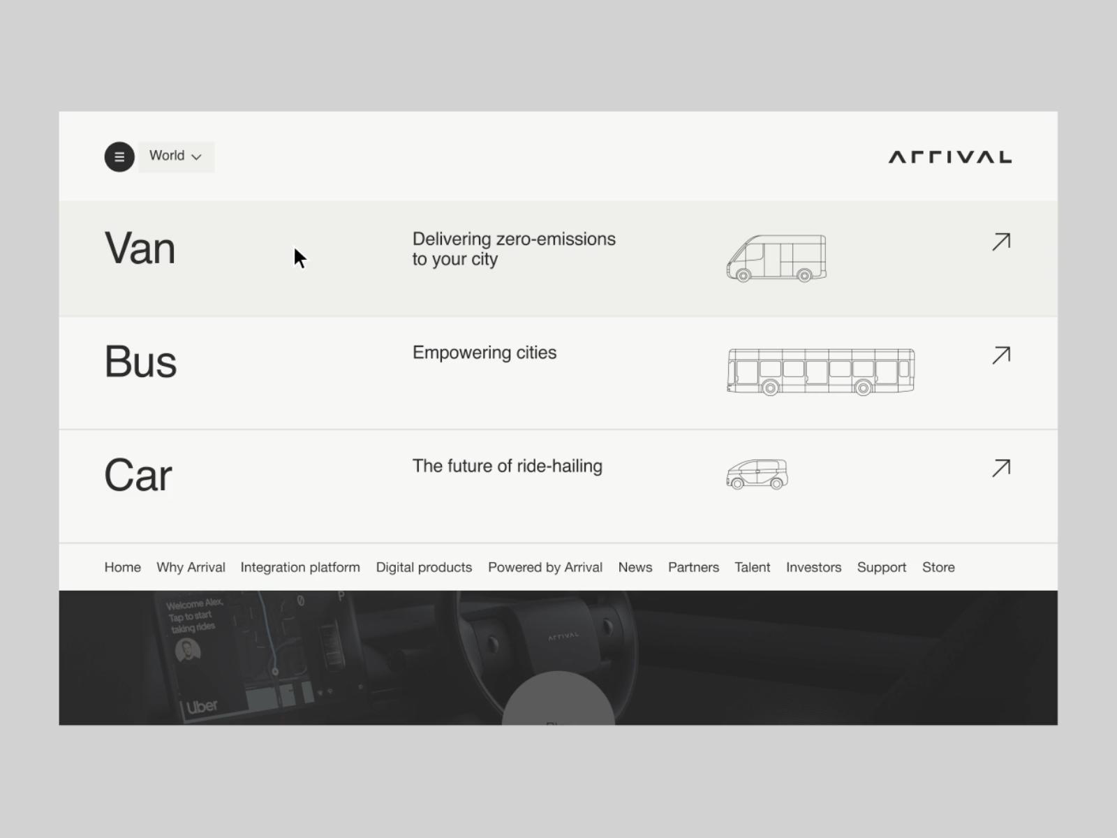 Electric Cars Landing Page