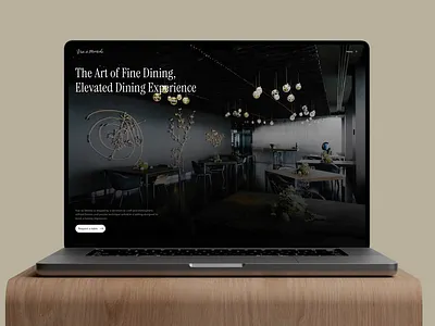 Concept #APR - Web Design - Luxury Restaurant concept luxury motion restaurant ui webdesign website