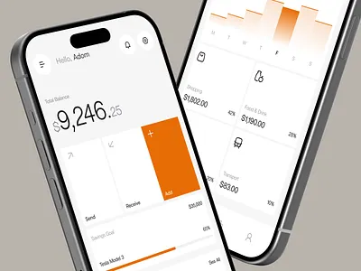 Finance Management App adom app app design app ui banking app design finance app finance management app topnotch topnotch studio ui ux