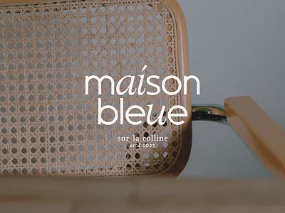 Maison Bleue branding graphic design logo