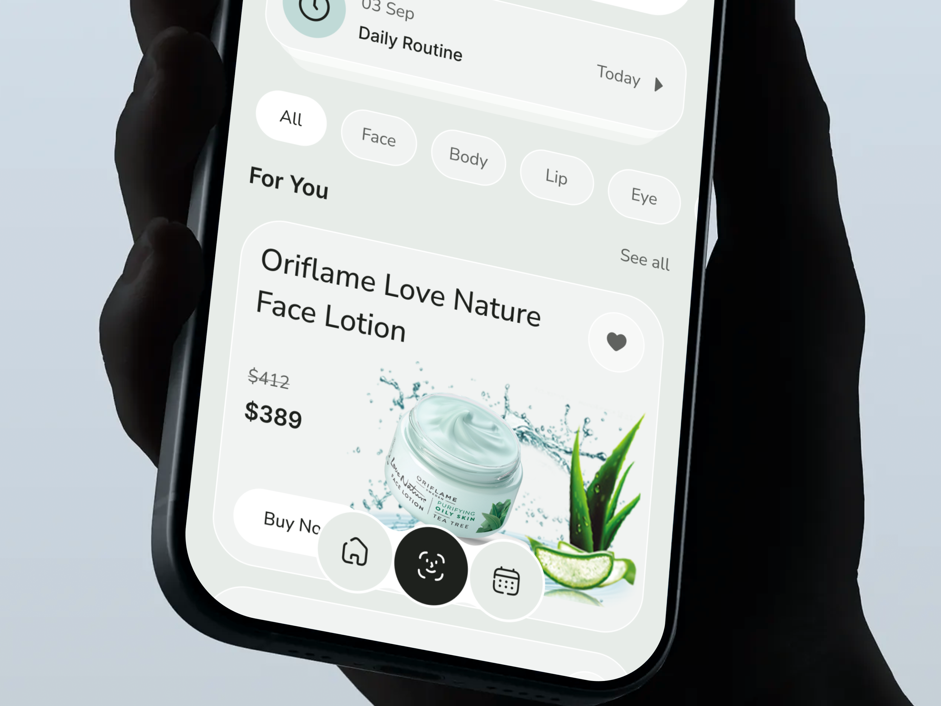 AI Skincare Companion App Design beauty app clean ui designer fun look fun look design healthcare ios app minimal ui mobile mobile app mobile app desiger modern ui skincare skincare app