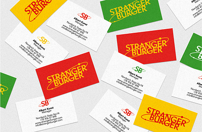 Stranger Burger branding design designer graphic graphic design graphicdesigner logo