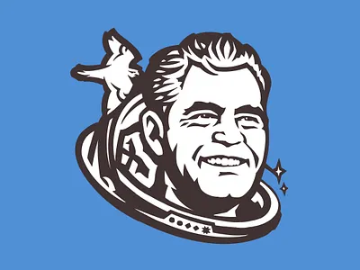 Soviet cosmonaut Andrian Nikolaev astronaut cosmonaut face falcon flight illustration pilot soviet space ussr vostok
