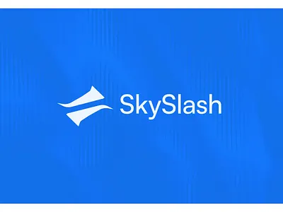 SkySlash — Brand Identity Concept behance brandidentity dribbble letters letterslogo logoconcept logodesign logoforge minimaldesign sicon slogo techslogo