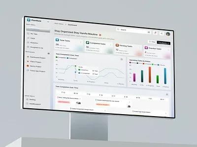 PlanMate – Task Management Dashboard UI admin panel analytics dashboard clean ui dashboard ui dribbble design figma design minimal ui modern ui product design productivity app project management saas dashboard task dashboard task management ui design user experience user interface ux design web app workflow ui