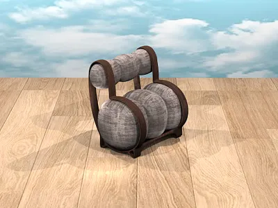 Armchair "Buble gum" 3d bench best chair conceptual furniture graphic design interior tables
