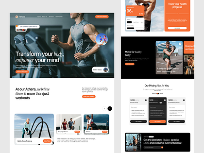 Gym Landing Page| Fitness Landing Page