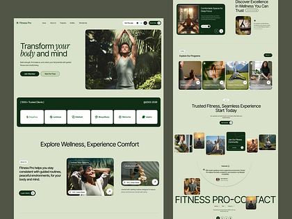 Wellness Coaching Landing Page | Premium Fitness Platform