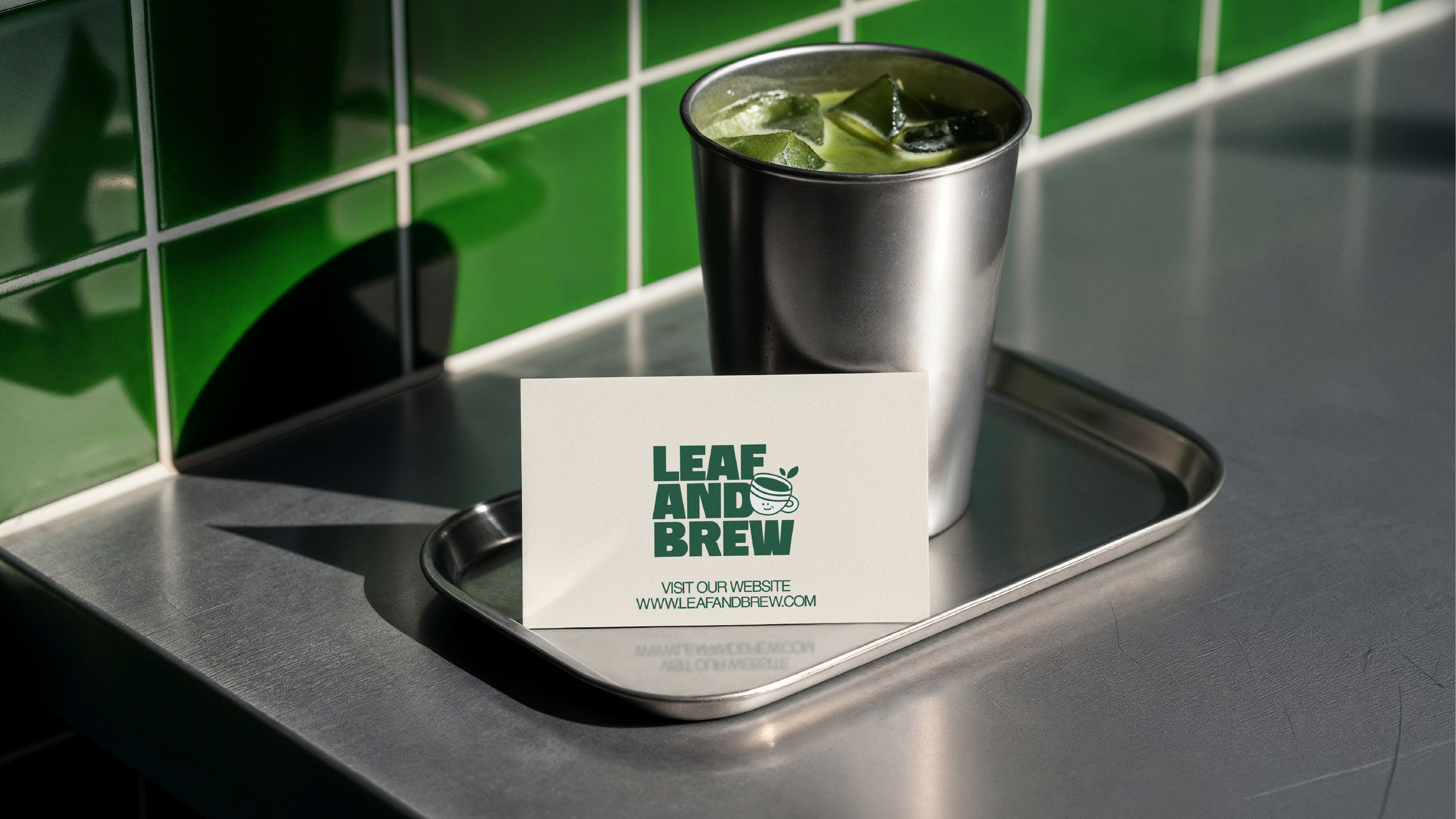 Leaf & Brew – Café Brand Identity & Logo Design brand guide brand identity branding graphic design logo logo design visual identity