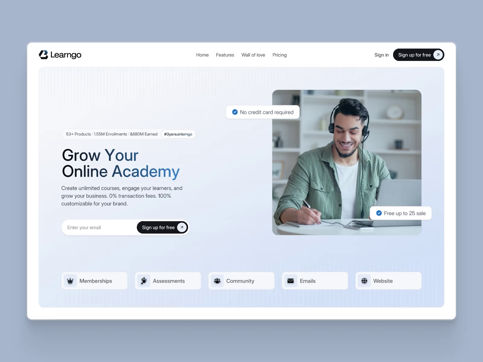 Example of Ed Tech Website Design | E Learning