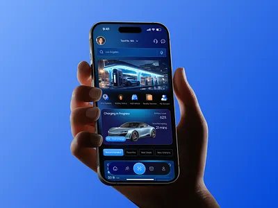 EV Charging Station App UI | Mobile EV Charger App app app design charging station clean ui dashboard ui design inspiration electric vehicle energy app ev app ev charging green tech map ui mobile app ui modern ui ui design ux design