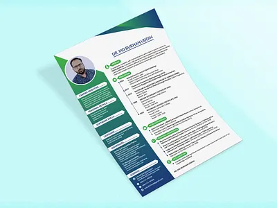 Doctor CV/Resume design branding doctor curriculum vitae doctor cv doctor resume design logo medical cv medical resume physician cv template resume template design
