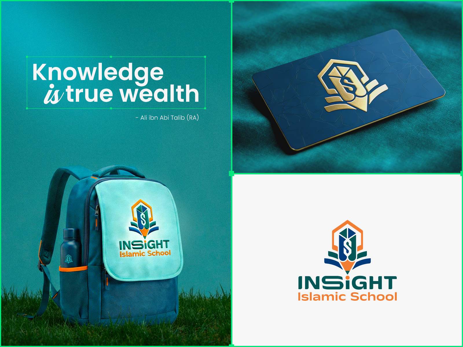 Insight Islamic School branding design