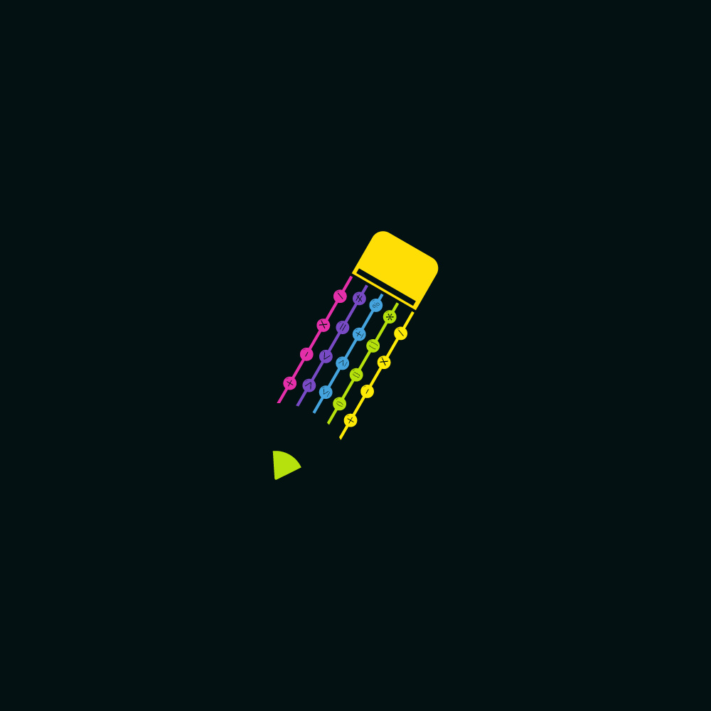 DIGITAL PENCIL branding colorful design digital education graphic design illustration logo vector