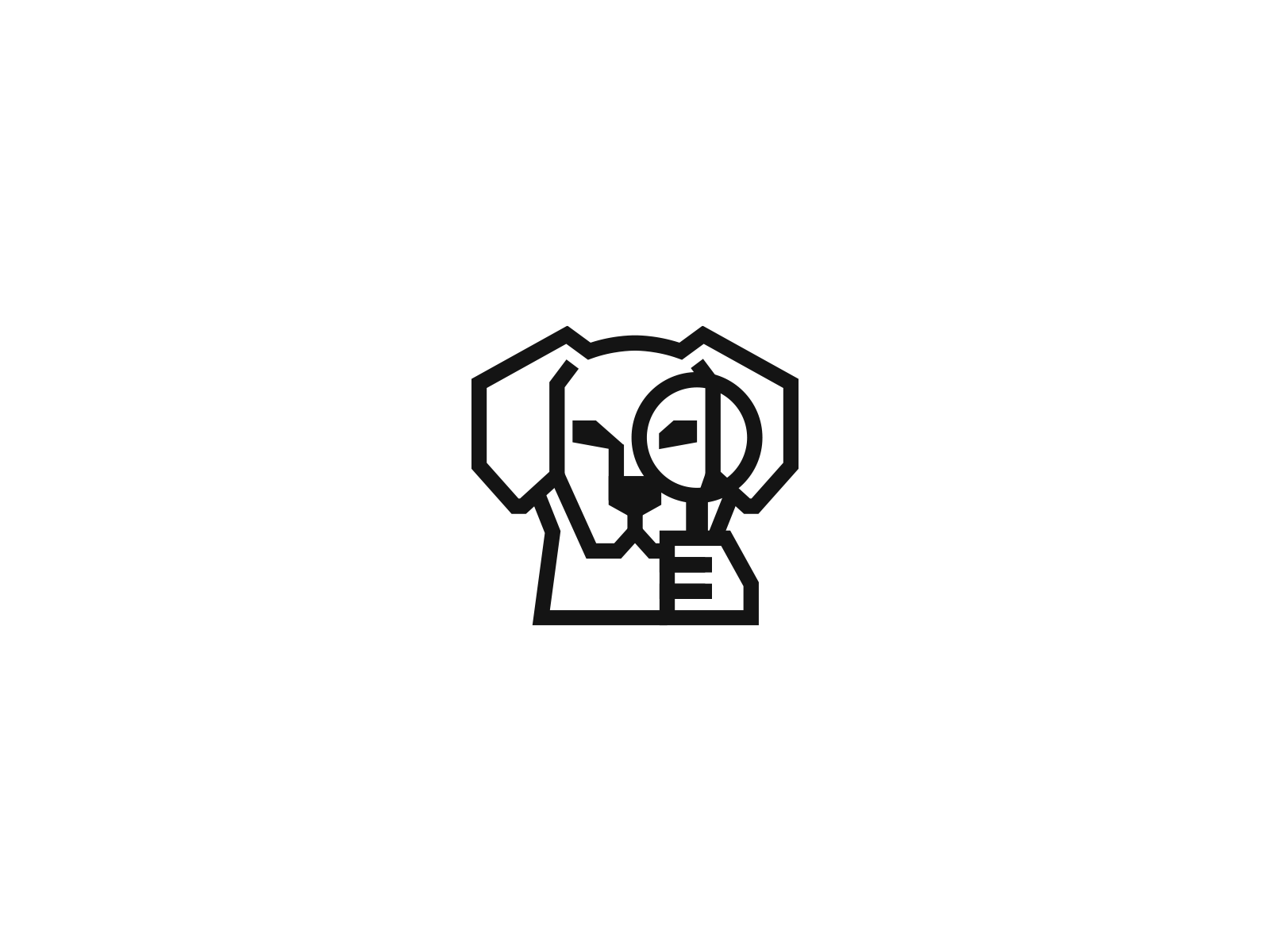 Detective dog logo