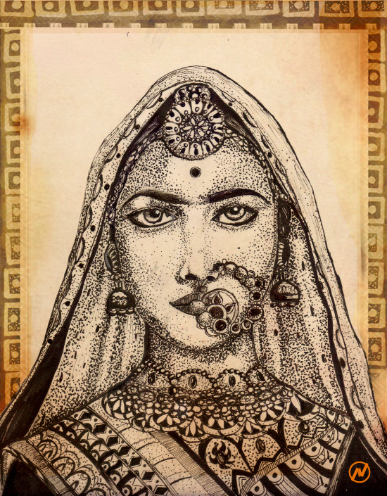 Example of Traditional Illustration Pen And Ink