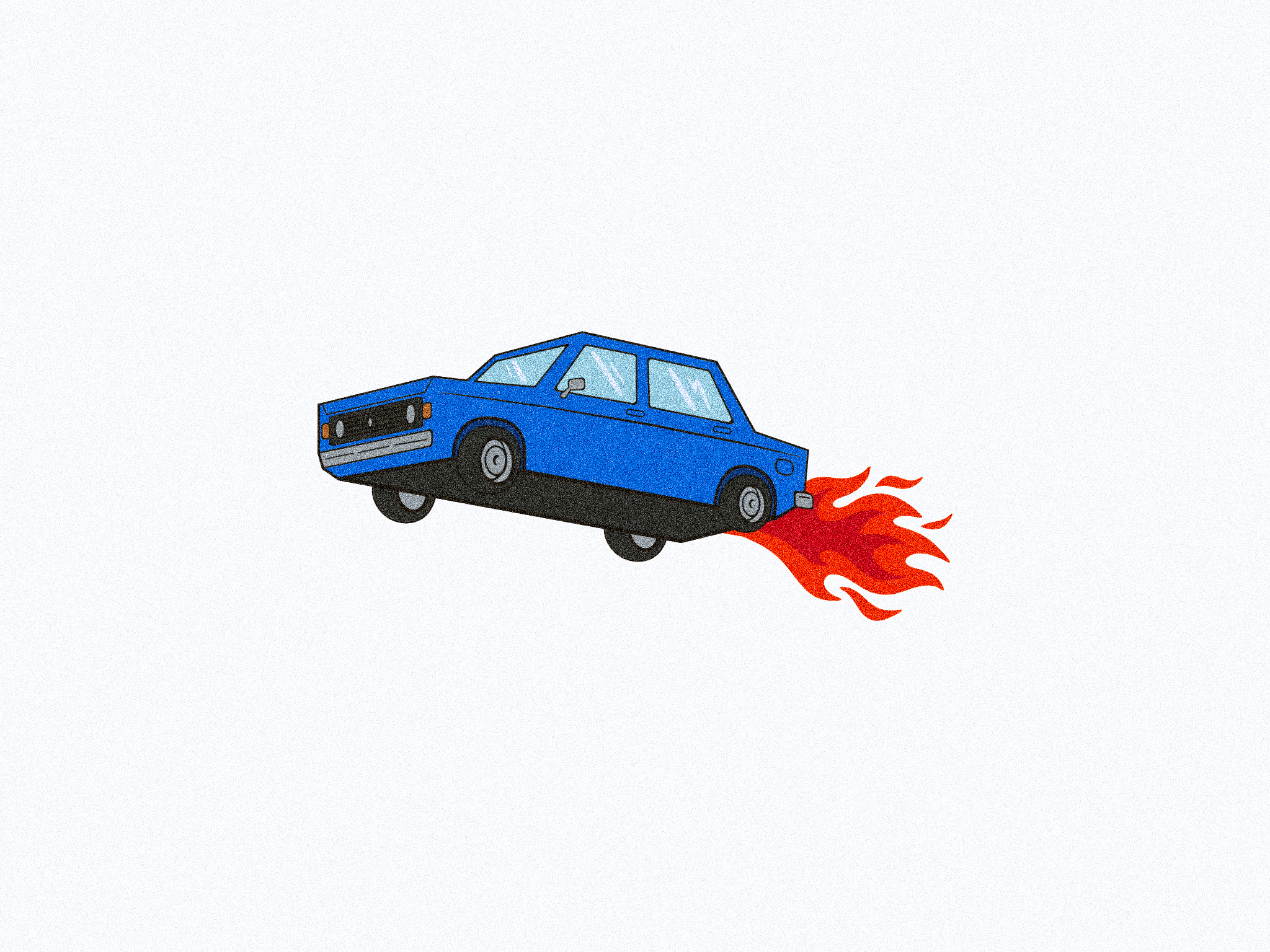 The Flying 128: Vintage Soul automotive carart digitalart flatdesign illustration minimalism nasr128 retro vector vintagecar