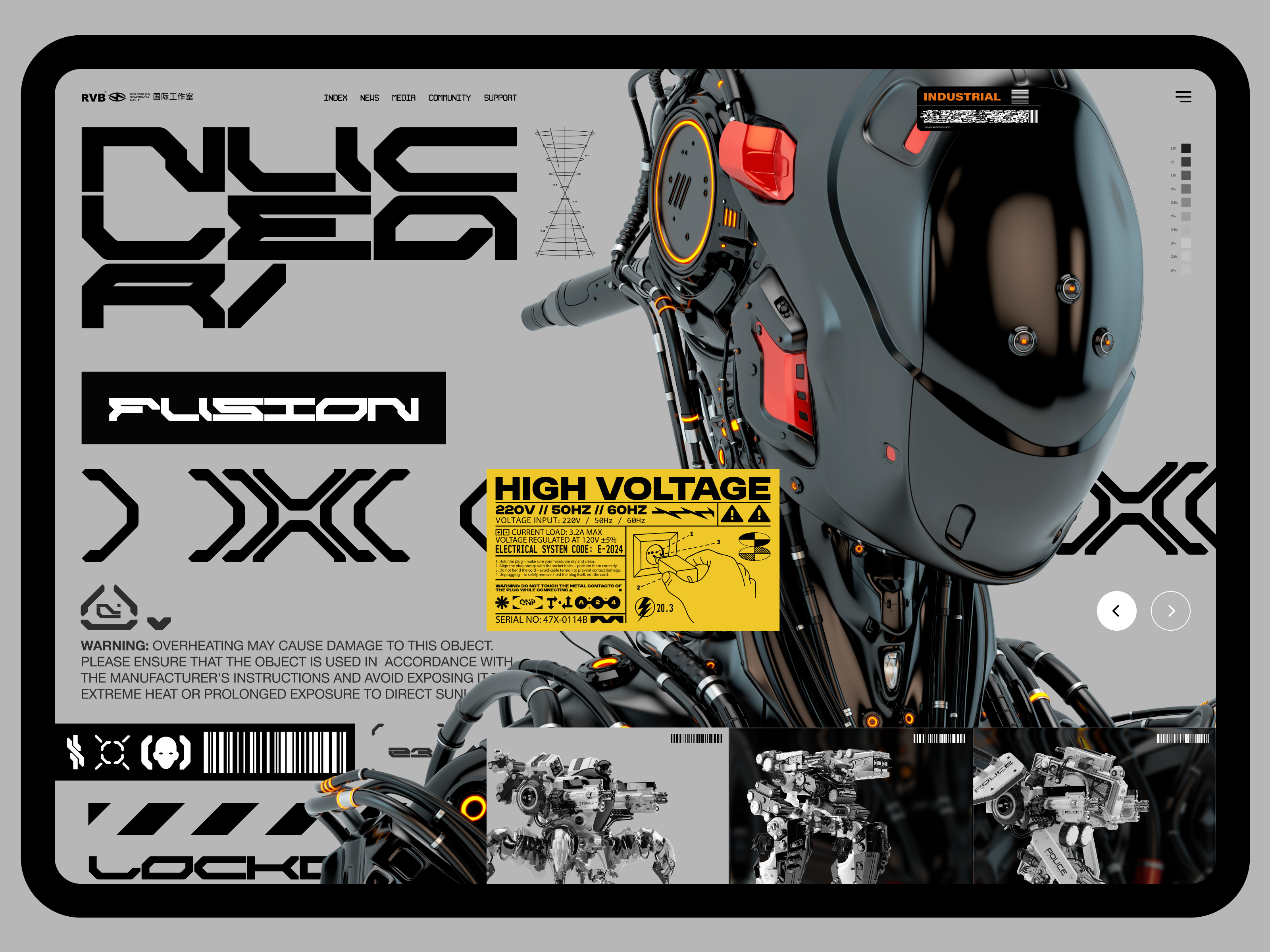 Cyberpunk experimental design