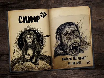Illustrations Spread- Pen and Ink drawing graphic design illustration penandink speadpage traditional art
