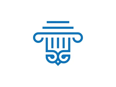 modern minimal owl column logo abstract animal bird buidling build column construction consult face head information knowledge law lawyer library logo minimilist monogram owl pillar