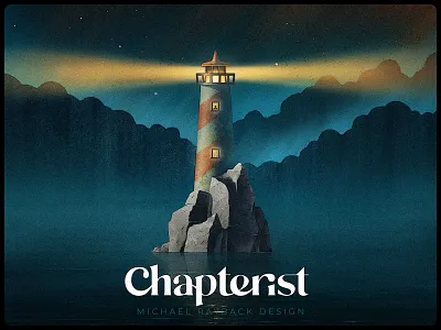 Lighthouse Artwork branding cover design graphic design hand drawn illustration light lighthouse logo nature ocean rock sailor sea