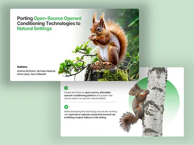 Scientific Research Presentation Design animal branding design google slide graphic design green illustration pitch deck powerpoint template presentation design science scientific researche