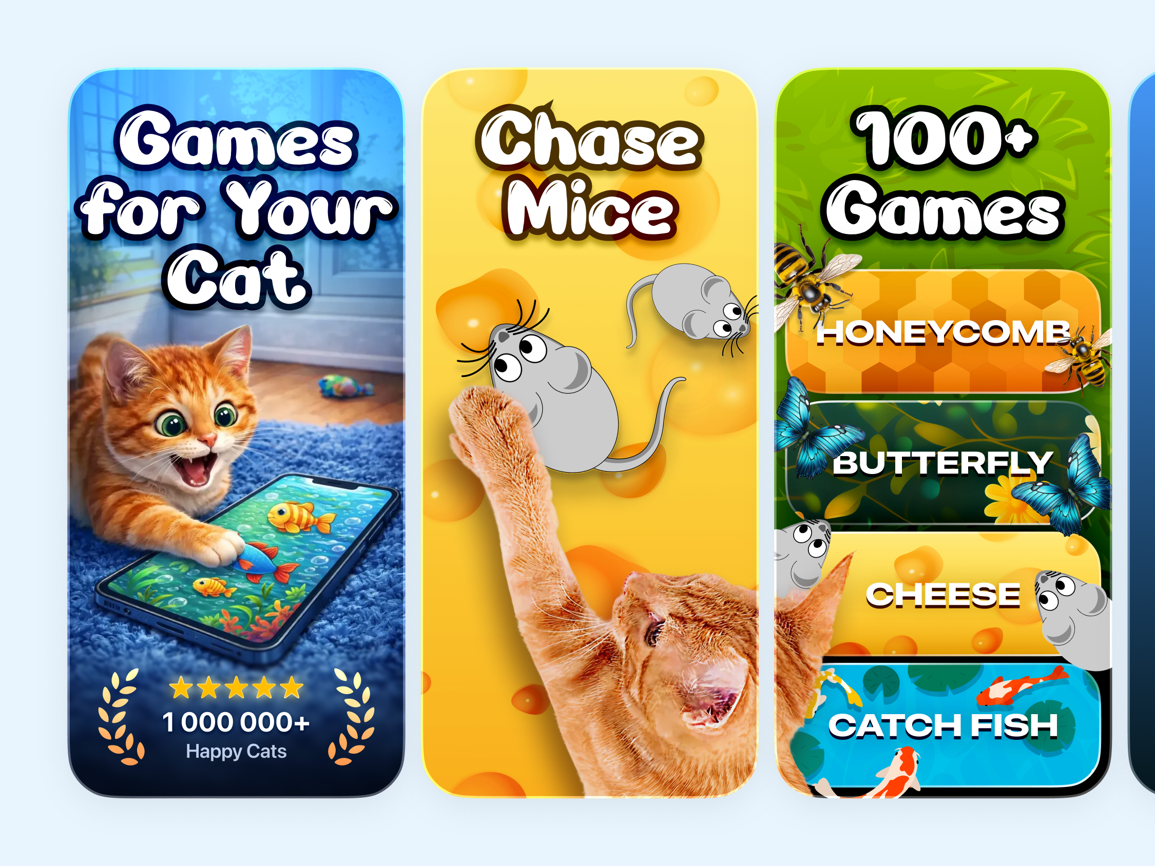 App Store Screenshots · Games for Cats