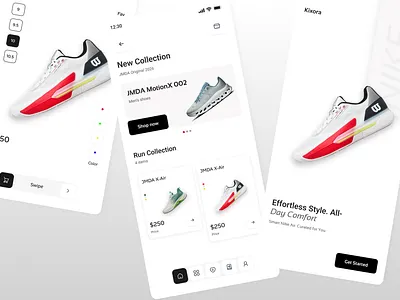 Shoes Mobile App Ui app deisng app ui modern ui ui deisgn uiux uiux deisgn user experience user interface user research ux deisgn