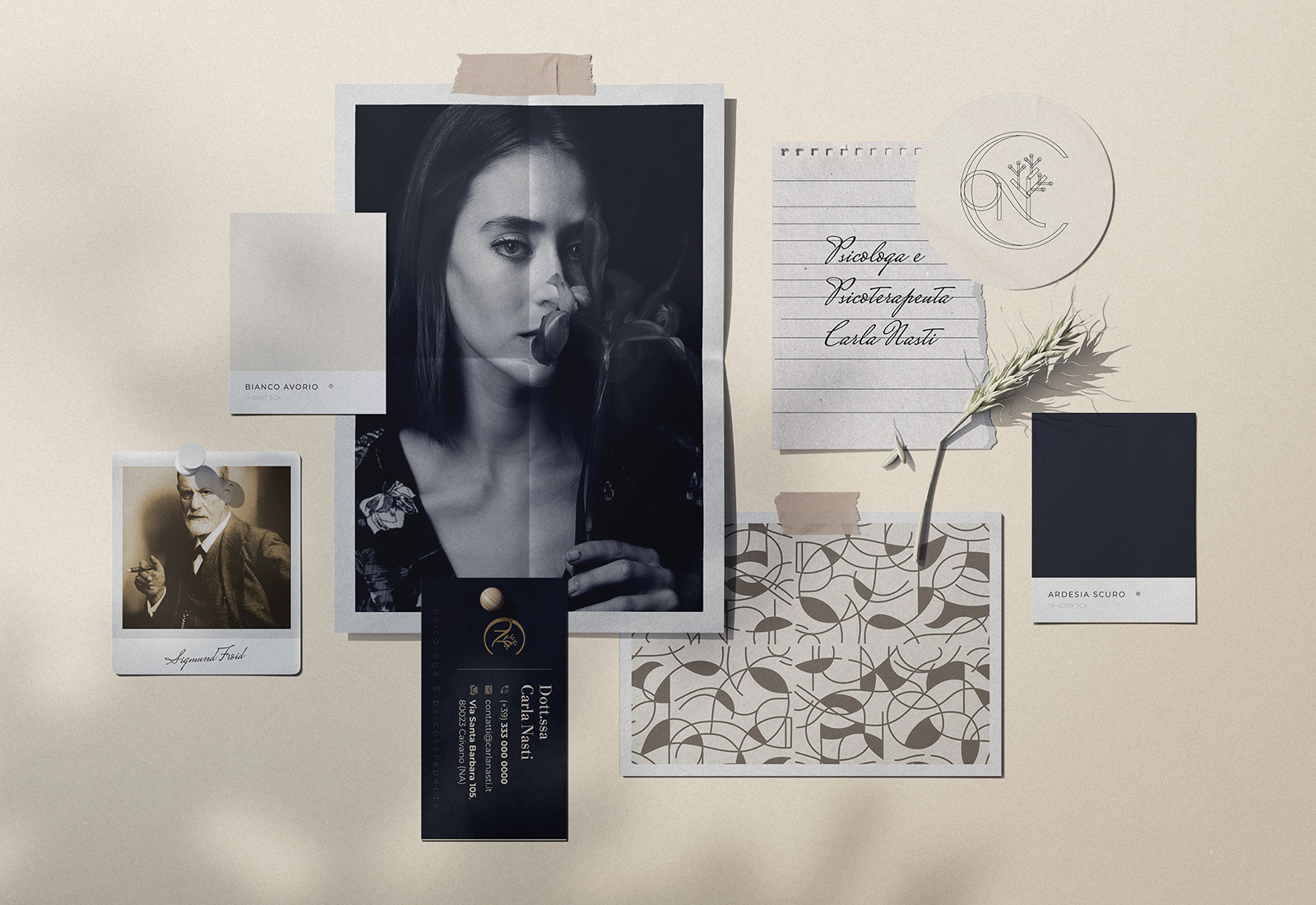 Carla Nasti, Brand Design for a Psychologist and Psychotherapist
