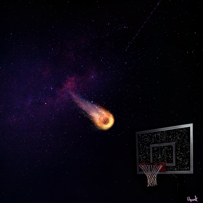 Space Basketball basketball digitalart illustration magic