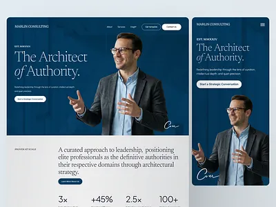 Consulting Company Website Design design ui uiux web web design webdesign