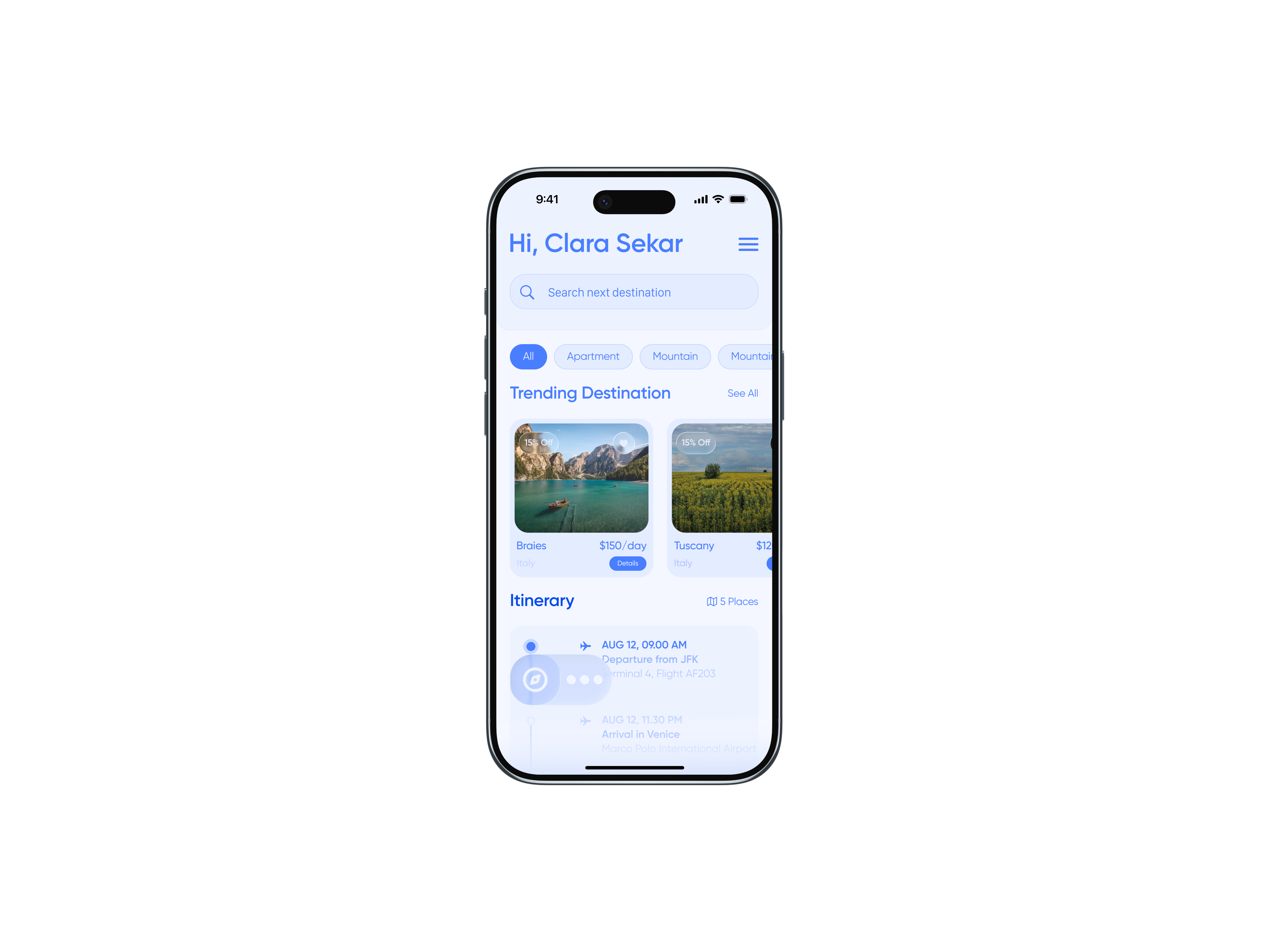 Travel Dashboard – APP